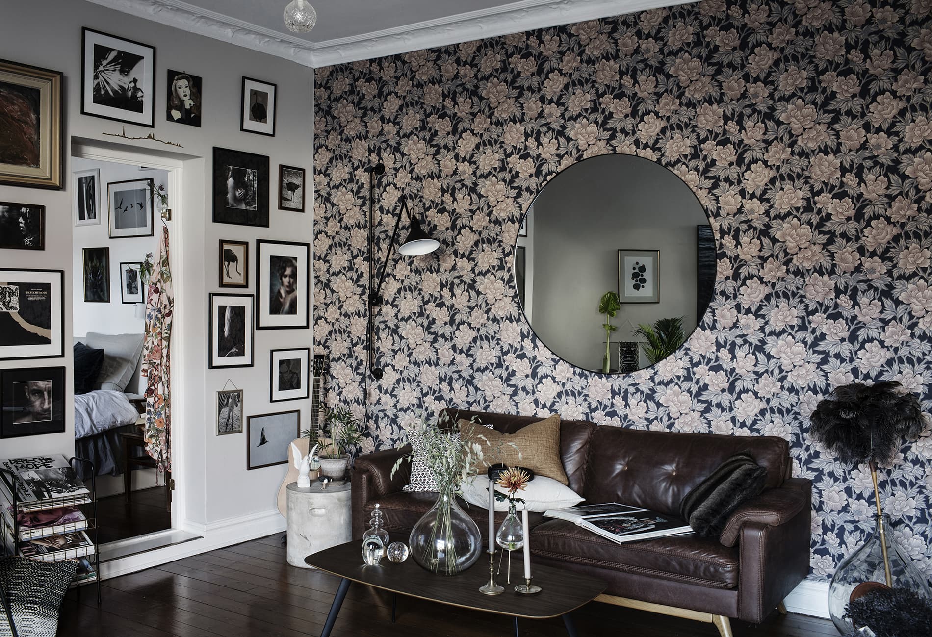 Michael Taylor Taylor WLLCVRNG accent wall wallpaper installation Charlotte NC